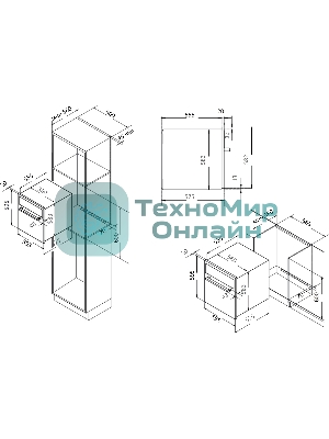 Духовой шкаф Evelux EO 612 EB