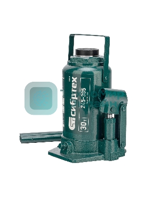 Домкрат гидравлический Сибртех бутылочный, 30т, 245-385 мм