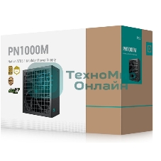 Блок питания Deepcool/GamerStorm PN1000M, 1000Вт, 80 PLUS Gold, 135мм, модульный, черный