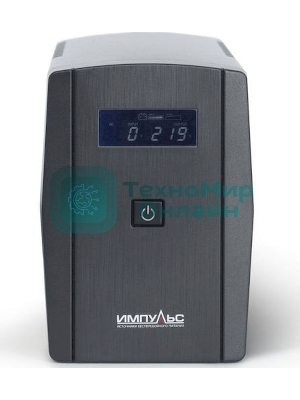 Источник бесперебойного питания Импульс JS10102 600Вт 1000ВА черный