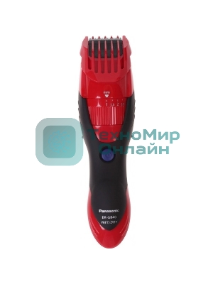 Машинка для стрижки Panasonic ER-GB40 красный (насадок в компл:1шт)