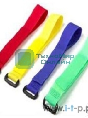 Hyperline WAS-310-GN Хомут-липучка зеленый 310мм