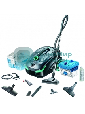 Моющий пылесос Thomas DRYBOX AMFIBIA FAMILY черный/бирюзовый, 325/1700Вт, уборка влажная/сухая, пылесборник контейнер 2.6 л