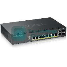 Коммутатор Zyxel NebulaFlex Pro GS2220-10HP-EU0101F 10G 8PoE+ 180W управляемый
