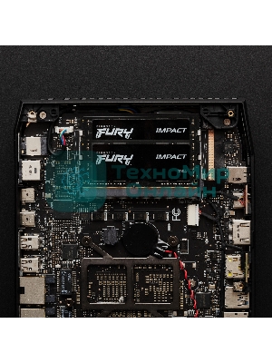 Оперативная память Kingston Fury Impact, DDR5, 16Gb (1x16Gb), 6000MHz, CL38, ECC SO-DIMM