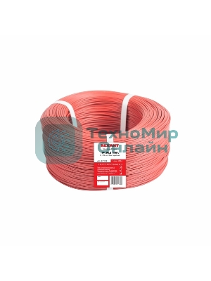 Провод ПГВА Rexant 1х1.00 мм², Cu, красный, бухта 200 м