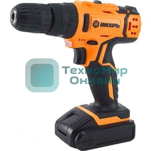 Дрель-шуруповерт аккумуляторная Вихрь ДА-18Л-2кУ 72/14/17, Аккумуляторная, 18В, Ударная