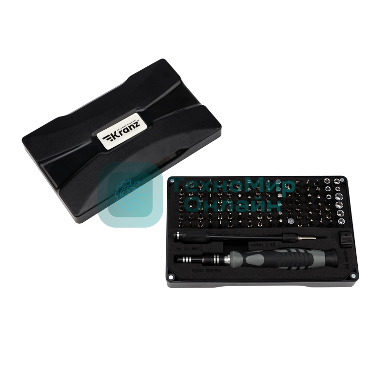 Набор отверток для точных работ Kranz RA-05, 106 предметов