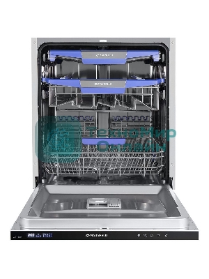 Встраиваемая посудомоечная машина Maunfeld MLP-12IMR, черный, 59.8 см, 14 компл., 44 дБ, класс A++