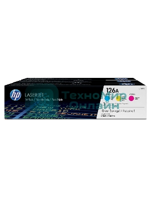 Картридж лазерный комплект HP CF341A голубой/пурпурный/желтый для LJ CP1025 3 х 1000 стр