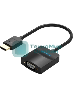 Мультимедиа конвертер Vention HDMI > VGA + аудио