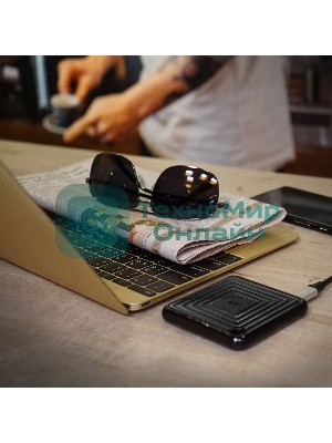 Внешний SSD 2TB Silicon Power PC60, External, USB 3.2 Type-C R/W - 540/500 MB/s черный