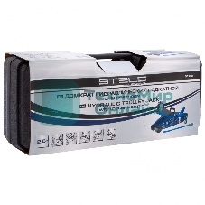 Домкрат Stels 51132 гидравлический подкатной с фиксатором 2.5 т safety pin 140-385 мм в кейсе