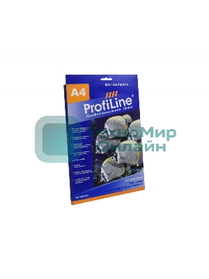 БГ-260-А4-м-50 Фотобумага микропористая глянцевая ProfiLine 260 г/м2, А4, 50 л, 5760 dpi (Mi)