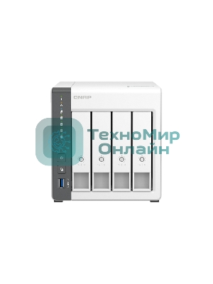 Сетевое хранилище NAS Qnap D4 (REV. C) 4-bay настольный Cortex-A55 RK3568B2