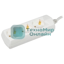 Удлинитель 3х5 м с заземл. 10А 250В У03 GENERICA 2P+PE 3х1 кв.мм IEK WYP10-10-03-05-Z-G