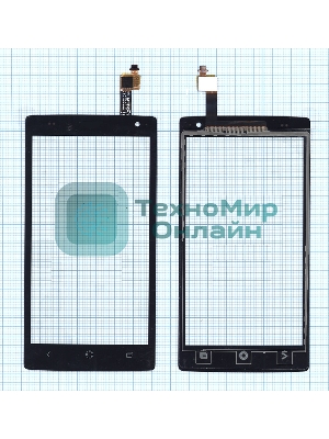 Сенсорное стекло (тачскрин) для Acer Liquid Z5 Z150, черное
