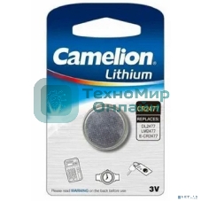 Элемент питания литиевый Camelion CR CR2477 BL-1 (блист.1шт)