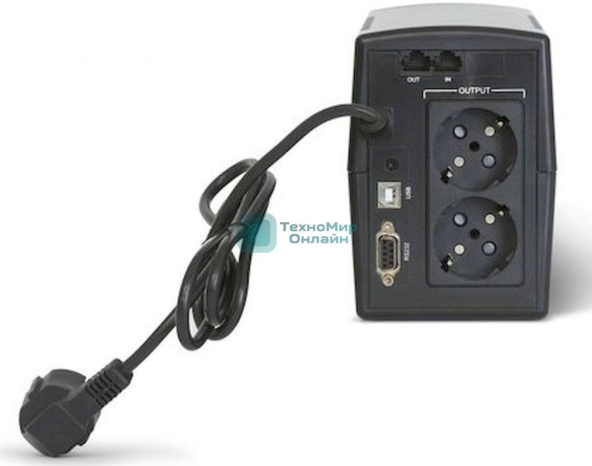 Источник бесперебойного питания Импульс JS10102 600Вт 1000ВА черный