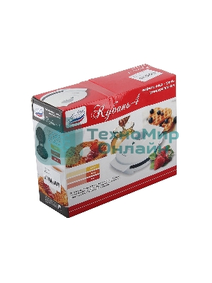 Вафельница Великие Реки Кубань-4 белый 700Вт