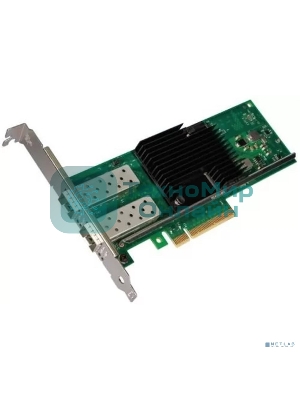 Сетевой Адаптер Intel Ethernet Converged Network Adapter X710-DA2, 10GbE/1GbE dual ports SFP+, open optics, PCI-E 3.0x8 (Low Profile and Full Height brackets included) bulk