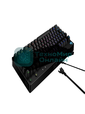 Клавиатура Logitech Gaming PRO проводная, USB Type-A, чёрный