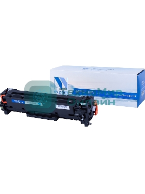 Картридж лазерный NVPrint совместимый HP CC531A/Canon718 Cyan для LJ Color CP2025/Canon i-SENSYSLBP-7200C(2800k)