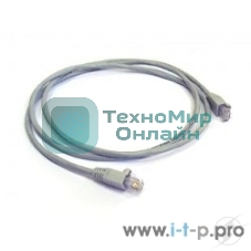 Патч-корд U/UTP Cat.6 LSZH 2м PC-LPM-UTP-RJ45-RJ45-C6-2M-LSZH-GY сер. Hyperline 42265
