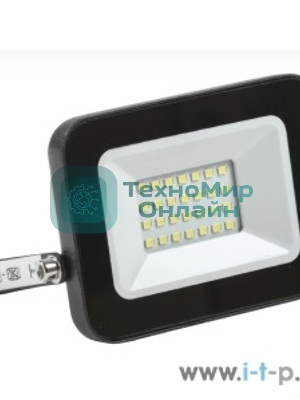 Прожектор светодиодный СДО 06-20 4000К IP65 черный IEK LPDO601-20-40-K02
