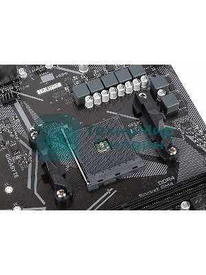 Материнская плата Gigabyte A520M S2H, AM4, AMD A520, 2xDDR4, 4xSATA, 1xM.2, 1xPCIe 3.0 x16, 2xPCIe x1, 1xHDMI, 1xDVI-D, 1xVGA, 1x 1Gb LAN, 4xUSB-A 3.2 Gen 1, 2xUSB-A 2.0, 3x3.5 мм, 7.1, mATX