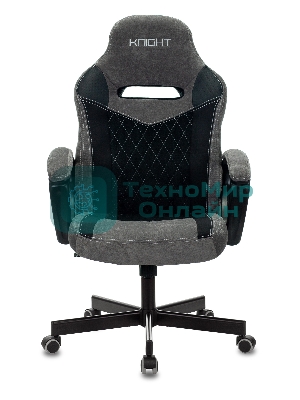 Кресло Бюрократ VIKING 6 KNIGHT B FABRIC черный, ткань, 120 кг, механизм качания