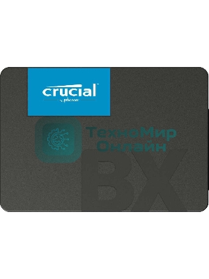 Накопитель SSD Crucial BX500, 1Tb, SATA III, 2.5