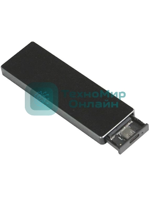Внешний корпус SSD AgeStar 31UBVS6C NVMe/SATA алюминий черный M2 2280 м