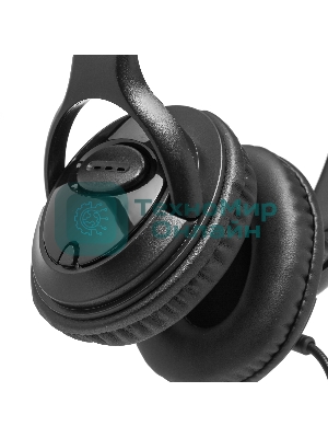 Гарнитура Exegate 960 USB Stereo чёрный, проводная, USB, регулятор громкости