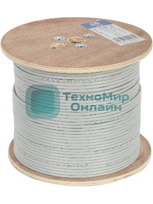Кабель сетевой Ningbo FTP 4 пары cat5E solid 0.5мм CCA molded 305м серый