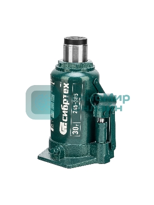 Домкрат гидравлический Сибртех бутылочный, 30т, 245-385 мм