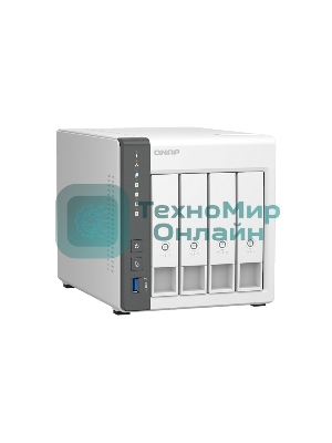 Сетевое хранилище NAS Qnap D4 (REV. C) 4-bay настольный Cortex-A55 RK3568B2