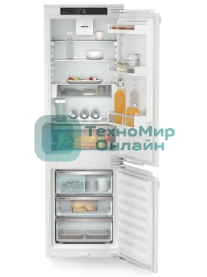 Встраиваемый холодильник Liebherr EIGER ICNd 5133-22 001 белый двухкамерный 190/83л морозилка снизу