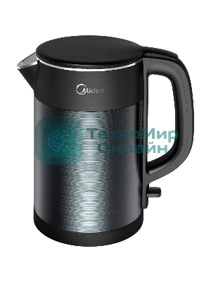 Чайник электрический Midea 1.5л, 2200 Вт, черный