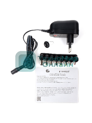 Сетевой адаптер питания Gembird NPA-AC4, 12Вт 8 штекеров