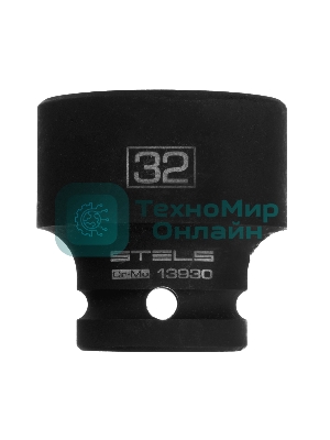 Головка ударная шестигранная Stels 32 мм, 1/2