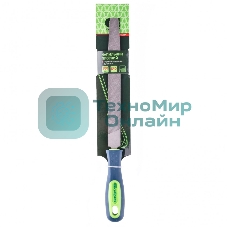 Напильник Сибртех, 200 мм, плоский, двухкомпонентная рукоятка, №2