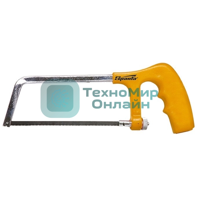 Ножовка по металлу Sparta 150 мм, пластмассовая ручка, хромированная