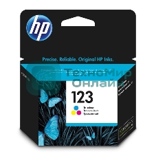 Картридж струйный HP 123 F6V16AE многоцветный, 100 стр., для HP DJ 2130