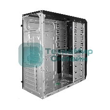 Компьютерный корпус Miditower ExeGate UN-604 Black, ATX, (UN400, 120мм) 2хUSB+2хUSB 3.0, Audio