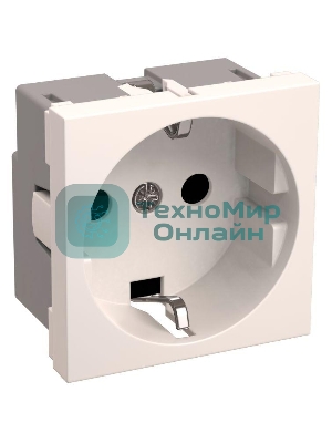 Розетка IEK (CKK-40D-RSZB2-K01-K) РКС-20-30-П-К Розетка с з/к 2к (на 2 модуля) ПРАЙМЕР белая