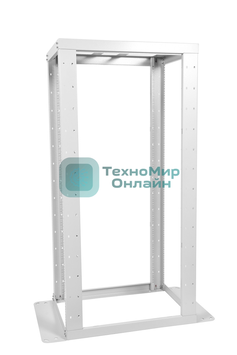 Стойка двухрамная ЦМО СТК-С-42.2.750 42U 560 мм X 1035 мм направл. закл. гайки 400 кг серый