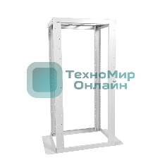 Стойка двухрамная ЦМО СТК-С-42.2.750 42U 560 мм X 1035 мм направл. закл. гайки 400 кг серый