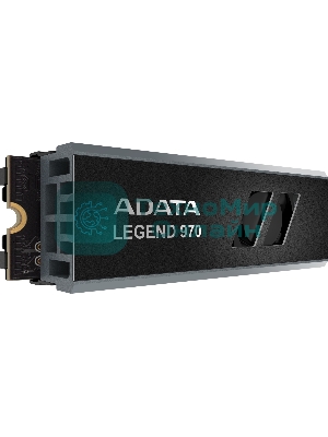 Накопитель SSD ADATA LEGEND 970, 2Tb, PCIe 5.0 x4, M.2 2280, NVMe, R/W 10000/10000, с радиатором