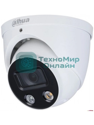 Камера видеонаблюдения IP Dahua DH-IPC-HDW3449HP-AS-PV-0280B-S5 2.8-2.8мм цв. корп.:белый/черный (DH-IPC-HDW3449HP-AS-PV-0280B)